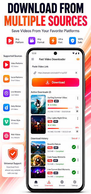 Fast Video Downloader Screenshot 0