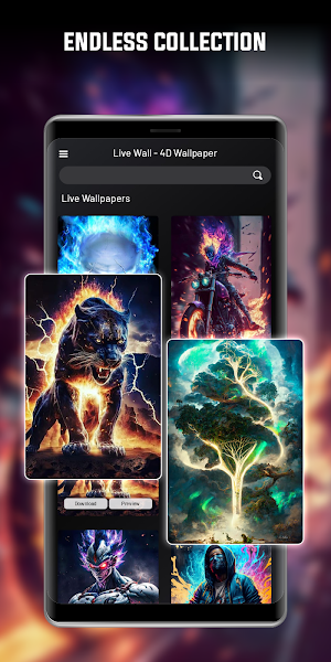 LiveWall 4D Wallpaper Screenshot 1