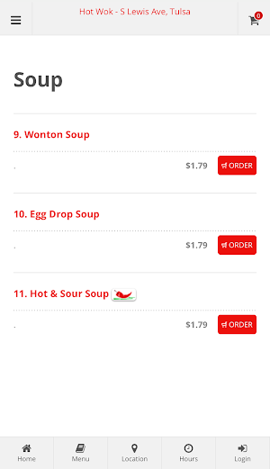 Hot Wok Tulsa Online Ordering Screenshot 2