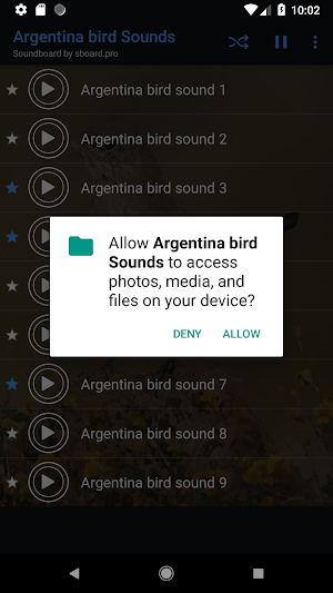 Argentina bird sounds ~ Sboard.pro Screenshot 1