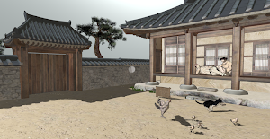 옛 그림 보여주는 고양이 - 미술감상 실감형콘텐츠 Screenshot 1