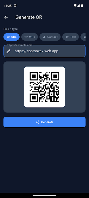 QR Scanner & Generator Screenshot 0