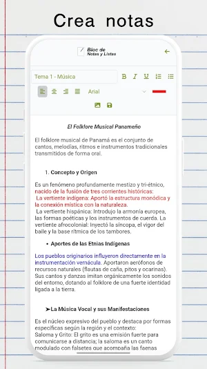 Notas y Listas - Bloc Screenshot 0