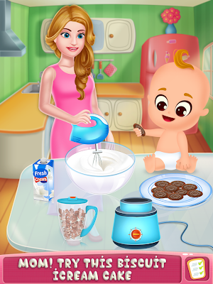 Mommy Homemade Ice Cream Cooking Screenshot 2
