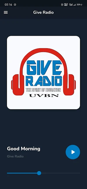 Give Radio Screenshot 1