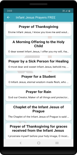 Infant Jesus Prayers FREE Screenshot 1