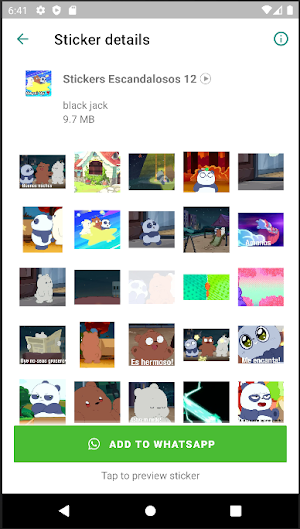 Stickers de Escandalosos Screenshot 2