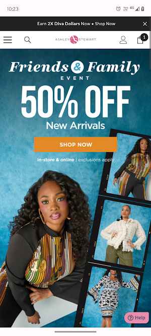 Ashley Stewart Screenshot 0