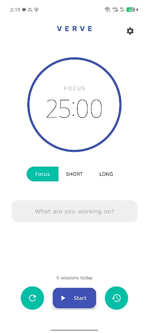 Verve: Focus & Flow Timer Screenshot 0