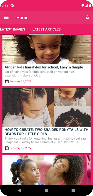 African Woman Braids Hairstyle Screenshot 3