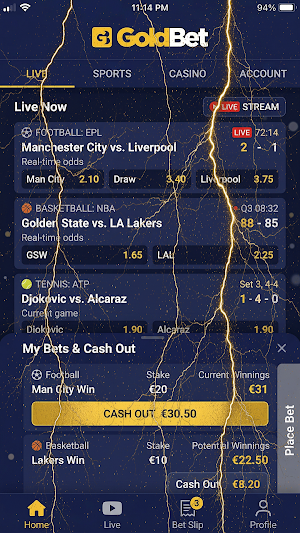 Goldbet Screenshot 1