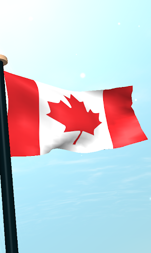 Canada Flag 3D Free Wallpaper Screenshot 3