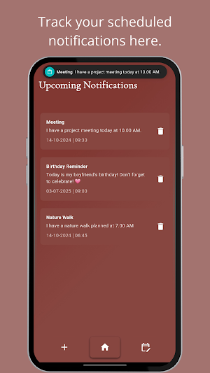 Remind Me - Notification App Screenshot 1