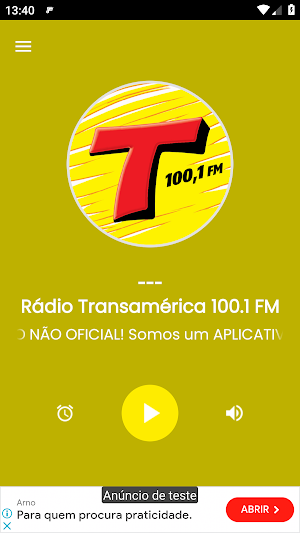 Rádio Transamérica 100.1 FM Screenshot 1