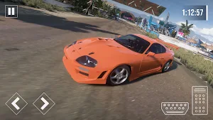 Driving Toyota Supra Car Game Screenshot 0