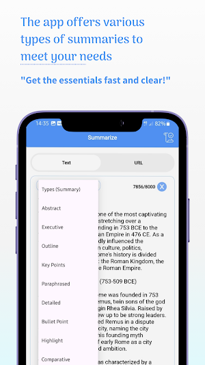 Summize: Text Summarizer AI Screenshot 2