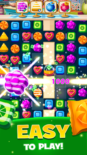 Cookie Blast Sugar Candy Match Screenshot 2