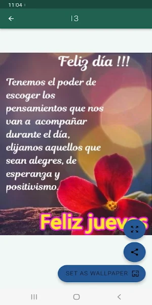 Días de la semana. Saludos Screenshot 3