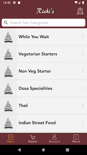 Rishi's Indian Aroma Screenshot 1