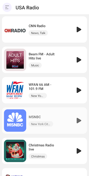 USA Radio: Online FM Radio Screenshot 1