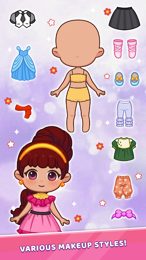 DIY Doll Dress Up: Dream Girls Screenshot 0