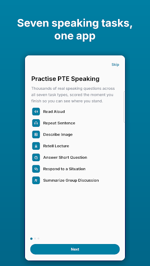 PTE Practice Screenshot 0