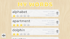 YouSpell - Practice your own spelling words Screenshot 1
