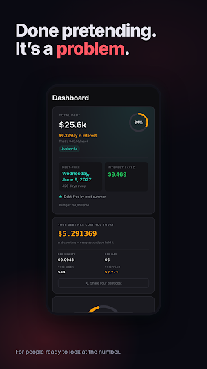 Unburden: Debt Payoff Planner Screenshot 0