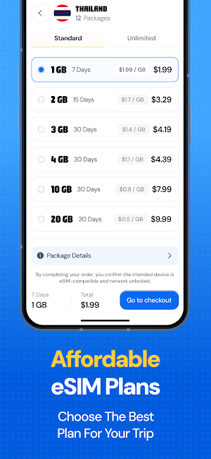 eSimily: eSIM Internet Travel Screenshot 2