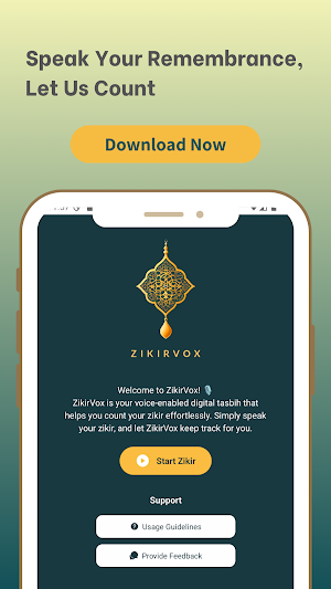 ZikirVox - Tasbih With Voice Screenshot 3