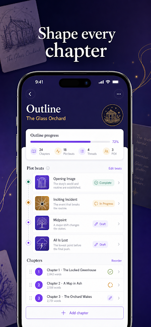 Novelleo: AI Story Planner Screenshot 1
