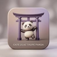 Gate Lilac Taupe Panda