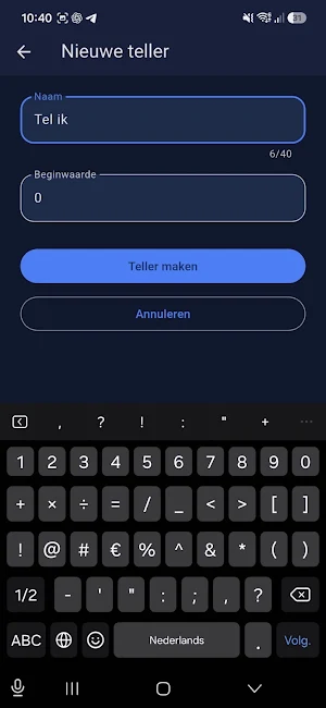 Tellik – Slimme teller Screenshot 2