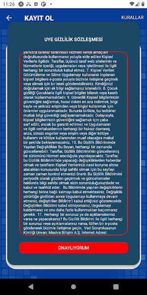 Sanal Test Screenshot 1