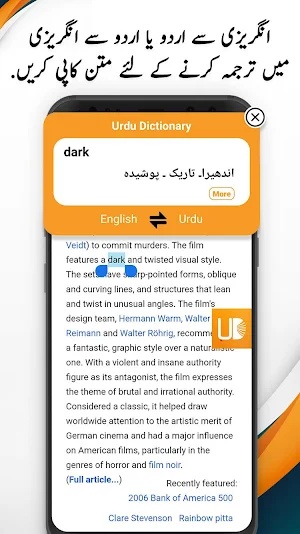 Urdu Dictionary Screenshot 1