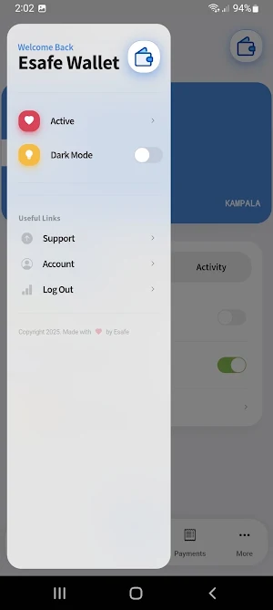 Esafe Wallet Screenshot 2