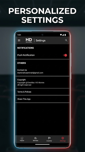 CineMax: HD Movies & Stream Screenshot 2