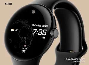 ACRO Space2 Simple Watchface Screenshot 3
