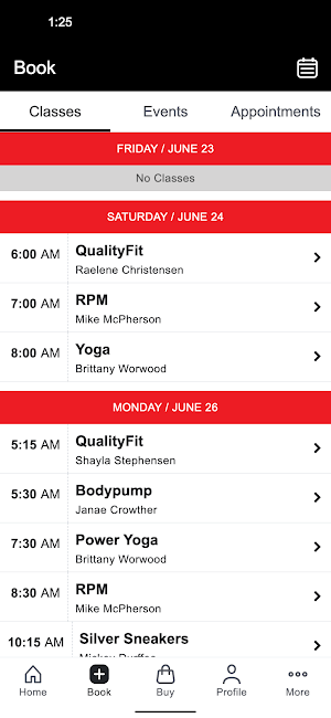 Quality Fitness and Health Screenshot 1