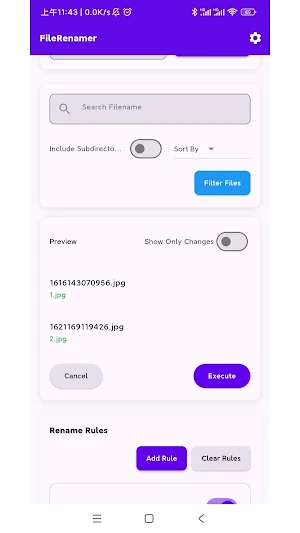 FileRenamer Screenshot 2