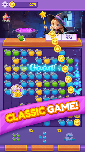 Witch's Block Puzzle Screenshot 0