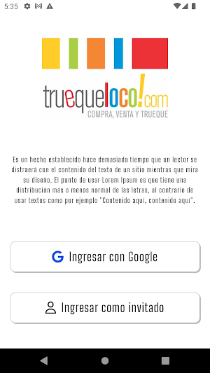 Trueque Loco Screenshot 2