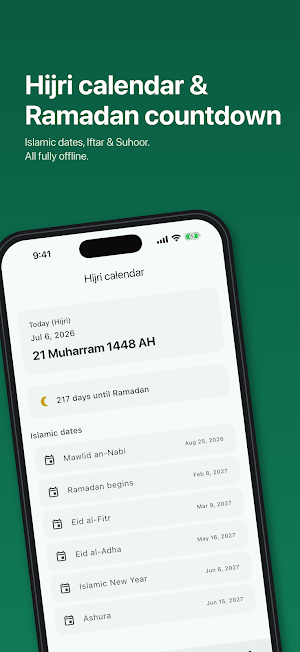Salat Light: Prayer Times Screenshot 2