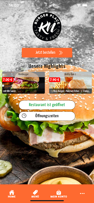 KN Burger Screenshot 0