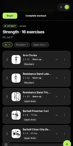 Liftonix: Gym & Sports Tracker Screenshot 1