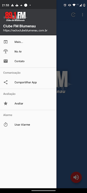 Clube FM Blumenau Screenshot 1