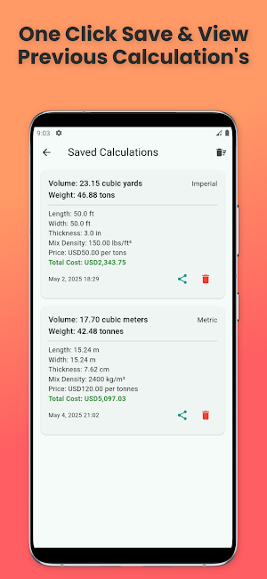 Asphalt Calculator Screenshot 2