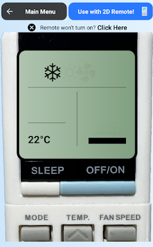 Remote For National AC Screenshot 2