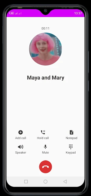 Maya and Mary Fake Video Call Screenshot 0