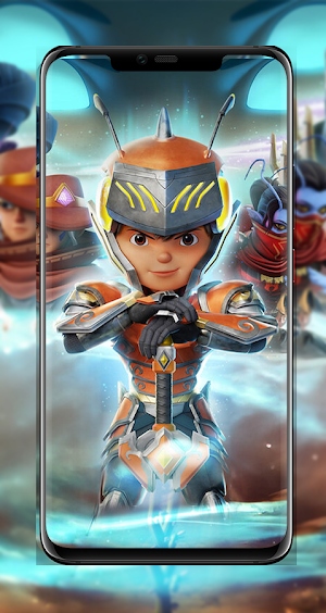 Wallpaper Boboi-boy 4K Galaxy Screenshot 3